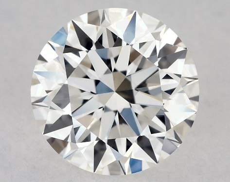 GIA 1.00 Carat H-VS1 Excellent Cut Round Diamond