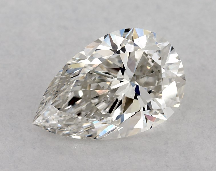 0.7 carat pear diamond, F VS2
