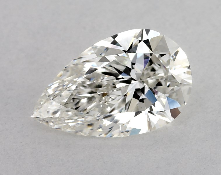1.15 carat pear diamond, F VS1