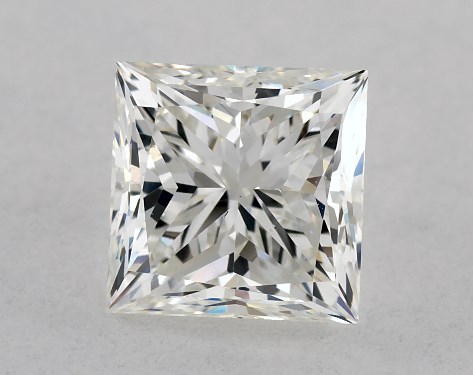 GIA 1.01 Carat H-VS2 Ideal Cut Princess Diamond
