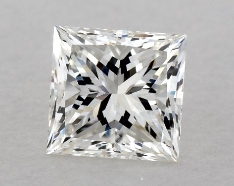 GIA 1.00 Carat H-VS2 Very Good Cut Princess Diamond