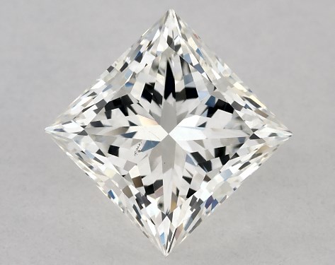 GIA 1.03 Carat H-VS2 Ideal Cut Princess Natural Diamond