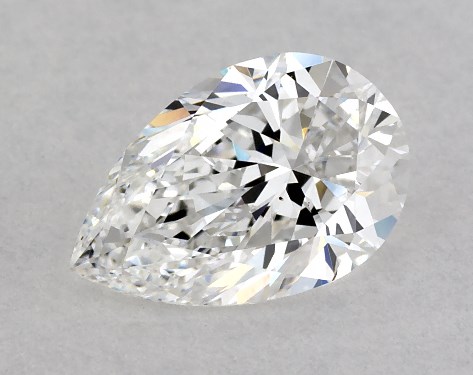 GIA 1.00 Carat E-VS2 Very Good Cut Pear Diamond