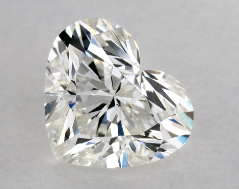 GIA 1.00 Carat H-VS2 Ideal Cut Heart Diamond