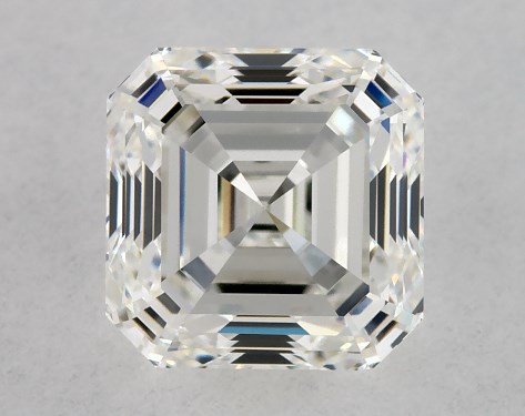 GIA 1.00 Carat H-IF Very Good Cut Asscher Diamond