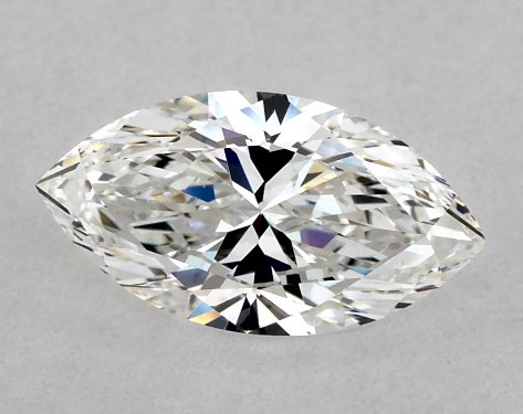 GIA 1.00 Carat G-VS2 Ideal Cut Marquise Diamond