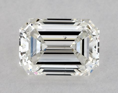 GIA 1.01 Carat H-VS2 Very Good Cut Emerald Diamond