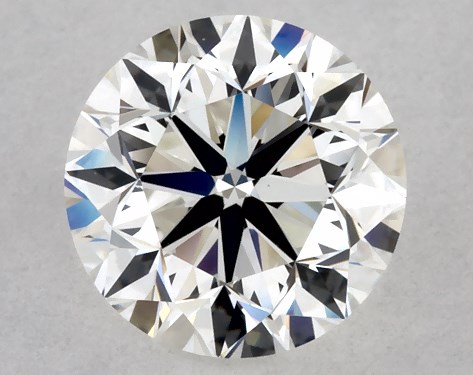GIA 1.00 Carat H-VS1 Very Good Cut Round Diamond