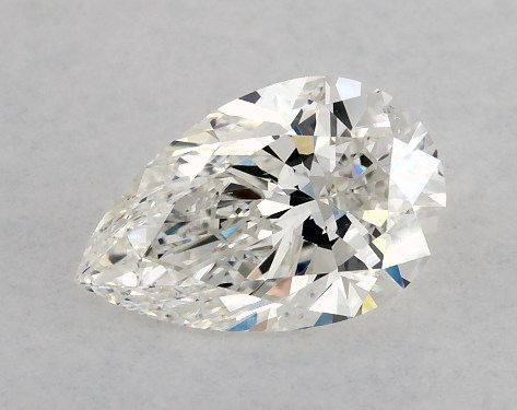 GIA 1.00 Carat H-VS2 Very Good Cut Pear Diamond