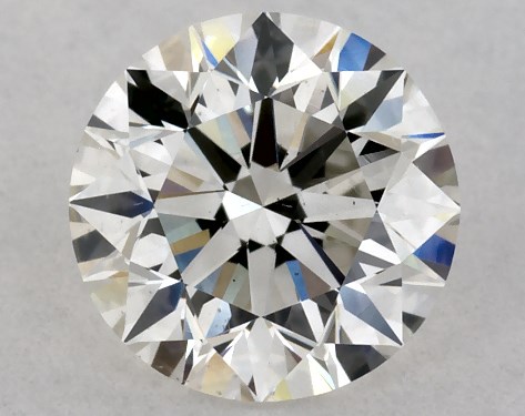 GIA 0.80 Carat H-SI1 Excellent Cut Round Diamond