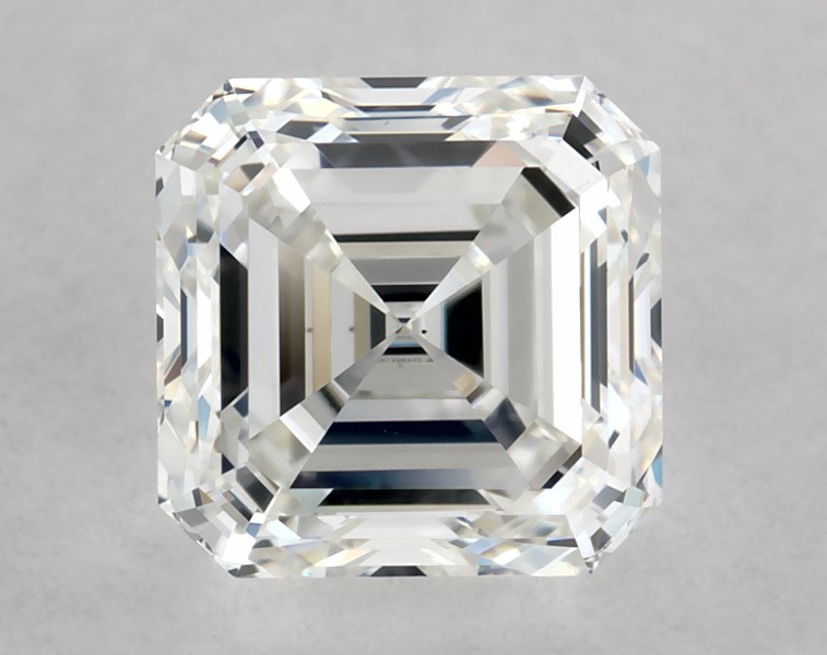 0.81 carat asscher diamond, H VS1