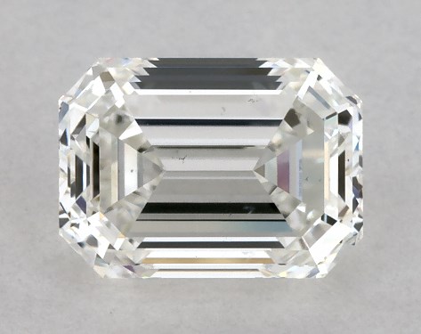 GIA 1.01 Carat H-VS2 Very Good Cut Emerald Diamond