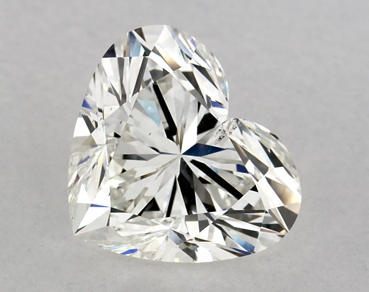 3.01 carat heart diamond, I SI1