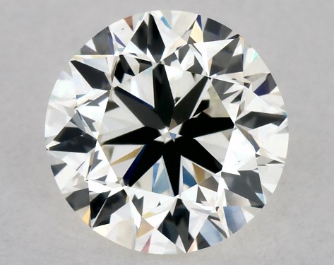 GIA 1.00 Carat J-VS1 Very Good Cut Round Diamond