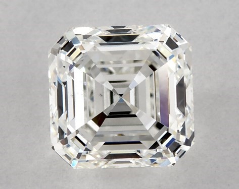 GIA 1.01 Carat H-VS1 Very Good Cut Asscher Natural Diamond