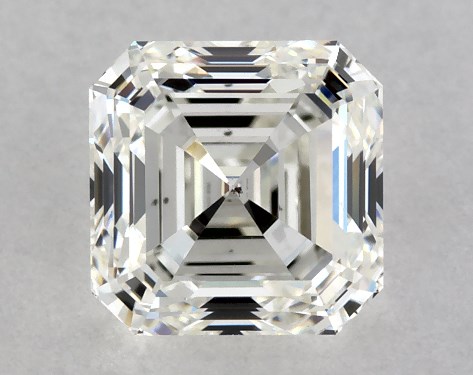 GIA 0.76 Carat H-VS2 Very Good Cut Asscher Diamond