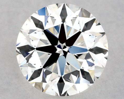 GIA 1.00 Carat H-VS1 Very Good Cut Round Diamond