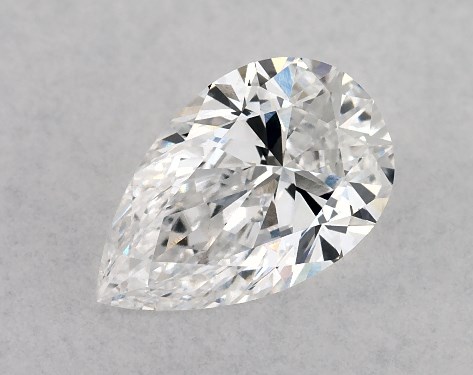 GIA 1.01 Carat D-VS2 Ideal Cut Pear Diamond