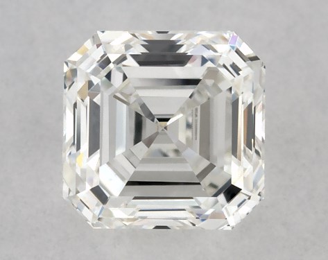 GIA 0.50 Carat H-VS1 Very Good Cut Asscher Diamond