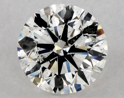 GIA 1.01 Carat H-SI2 Excellent Cut Round Diamond