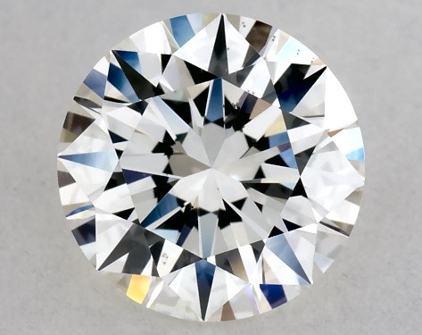 GIA 1.00 Carat J-VS2 Excellent Cut Round Natural Diamond