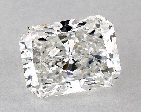 GIA 1.00 Carat H-VS2 Ideal Cut Radiant Diamond