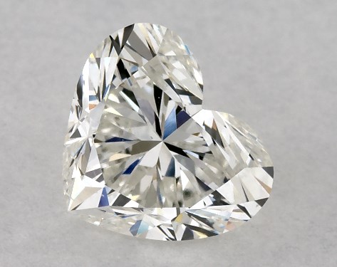 GIA 1.00 Carat H-VS2 Ideal Cut Heart Diamond