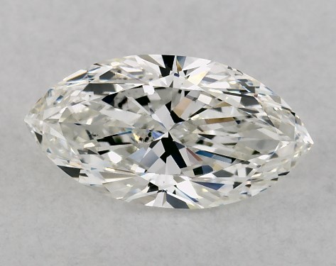 GIA 1.00 Carat G-VS2 Ideal Cut Marquise Natural Diamond