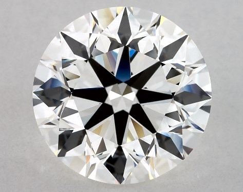 GIA 4.03 Carat H-VS1 Excellent Cut Round Diamond