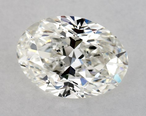GIA 1.00 Carat H-VS1 Very Good Cut Oval Diamond