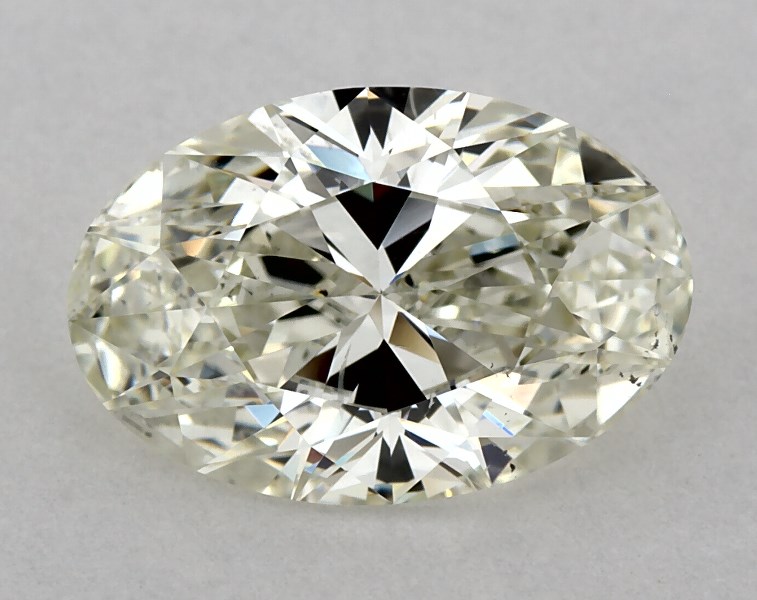 2.01 carat oval diamond, I SI1
