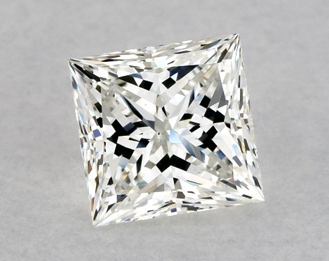 GIA 1.01 Carat H-VS2 Ideal Cut Princess Diamond
