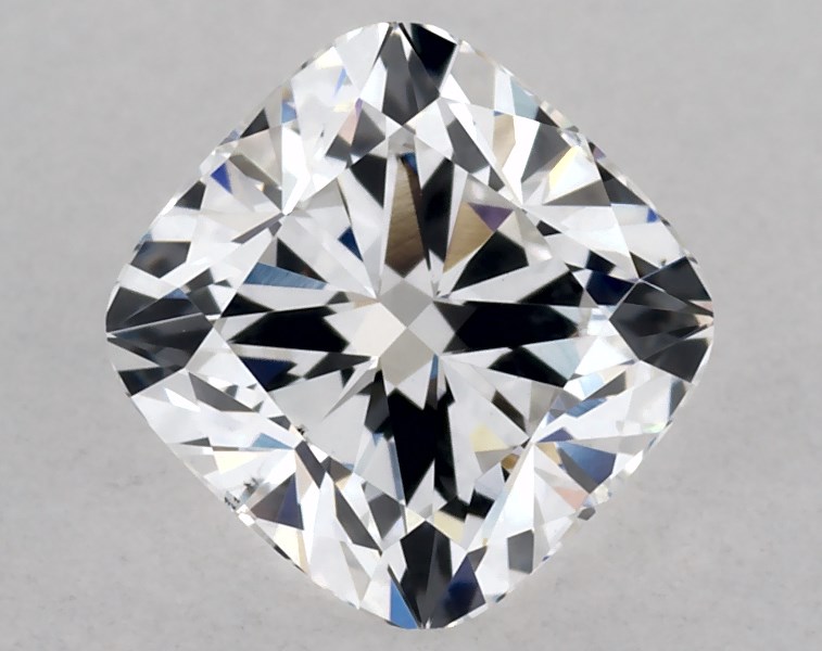 0.95 carat cushion diamond, F VS2