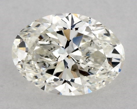 GIA 1.00 Carat H-VS2 Ideal Cut Oval Diamond