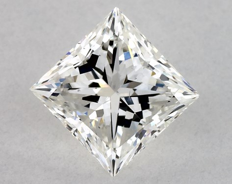 GIA 1.01 Carat H-VS2 Ideal Cut Princess Diamond