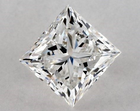 GIA 1.01 Carat H-VS2 Ideal Cut Princess Diamond