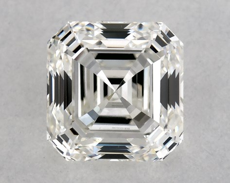 GIA 0.78 Carat H-VS1 Very Good Cut Asscher Natural Diamond