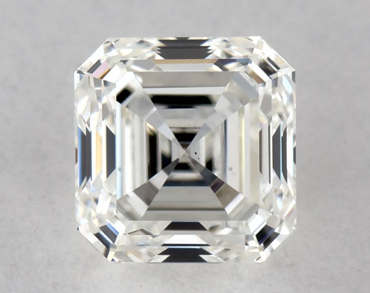 0.5 carat asscher diamond, I VS1