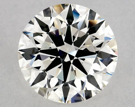 GIA 4.08 Carat H-VVS2 Excellent Cut Round Diamond