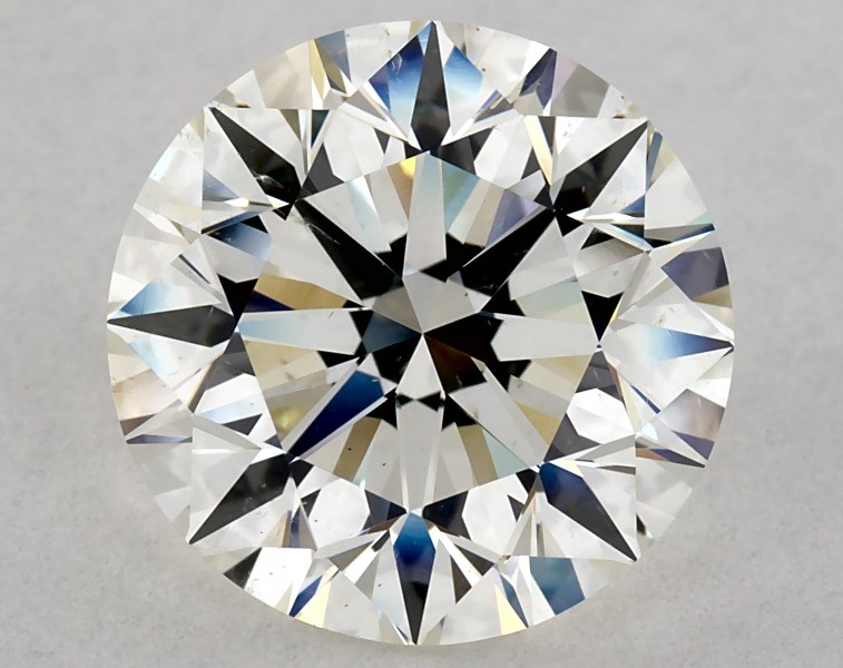 3.22 carat round diamond, I SI1