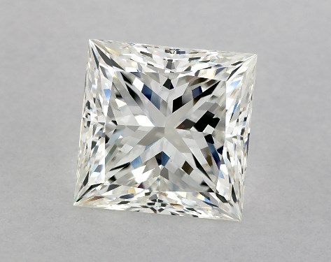 GIA 3.02 Carat H-VS1 Ideal Cut Princess Diamond