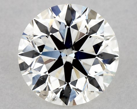 GIA 0.80 Carat I-SI1 Excellent Cut Round Natural Diamond
