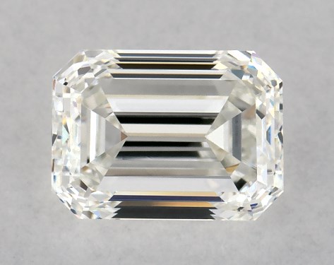 GIA 1.00 Carat H-VS1 Good Cut Emerald Diamond