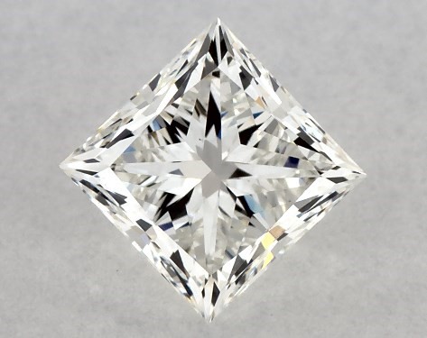 GIA 1.01 Carat H-VS2 Ideal Cut Princess Diamond