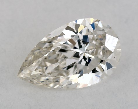 GIA 0.32 Carat J-IF Very Good Cut Pear Diamond