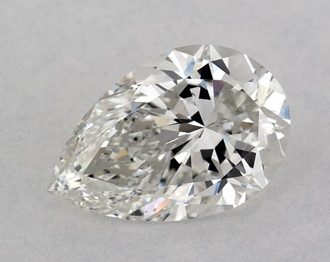 GIA 1.00 Carat G-VS2 Very Good Cut Pear Diamond