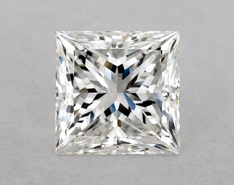 GIA 3.03 Carat H-VS2 Ideal Cut Princess Diamond