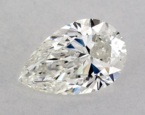 GIA 1.00 Carat H-VS2 Ideal Cut Pear Diamond
