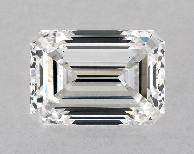 1.23 carat emerald diamond, F VS1