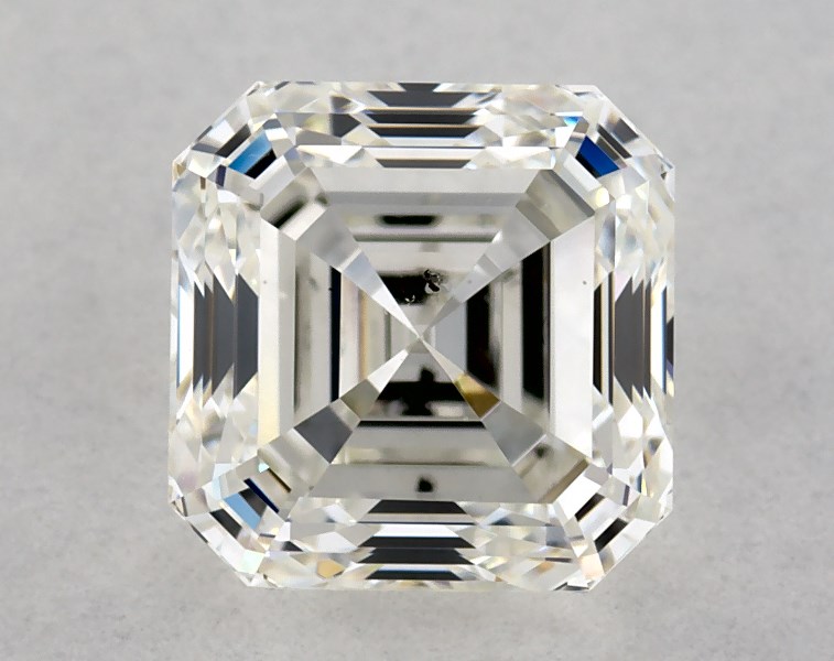1.15 carat asscher diamond, I SI1